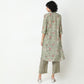 Flare Fit Printed Kurta with Pyjama Set