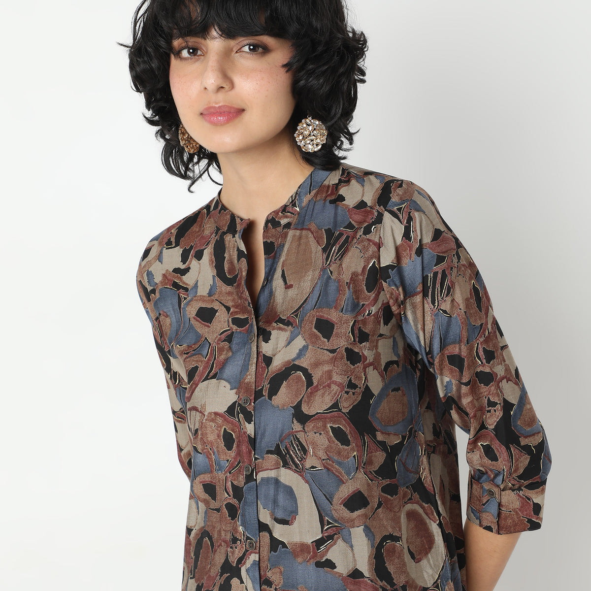 Regular Fit Printed Kurta with Pyjama Set