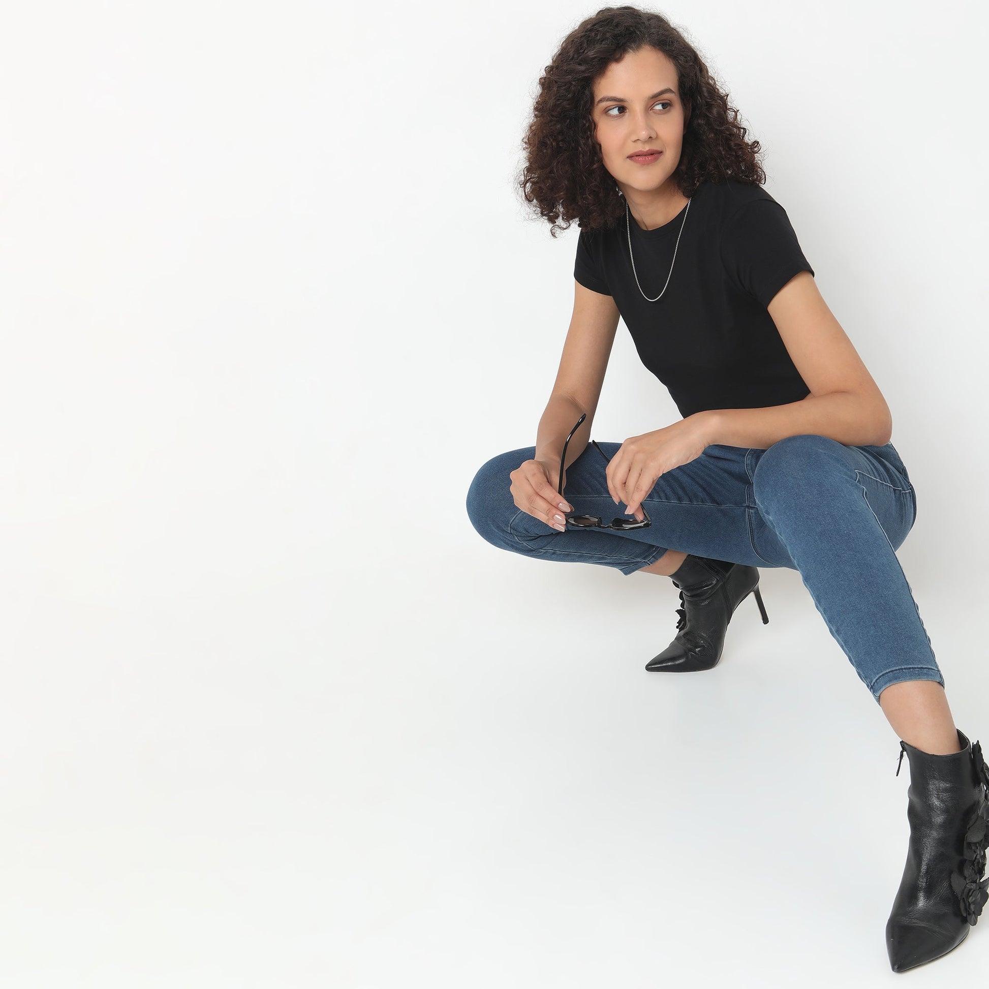 Fitted Solid T-Shirt