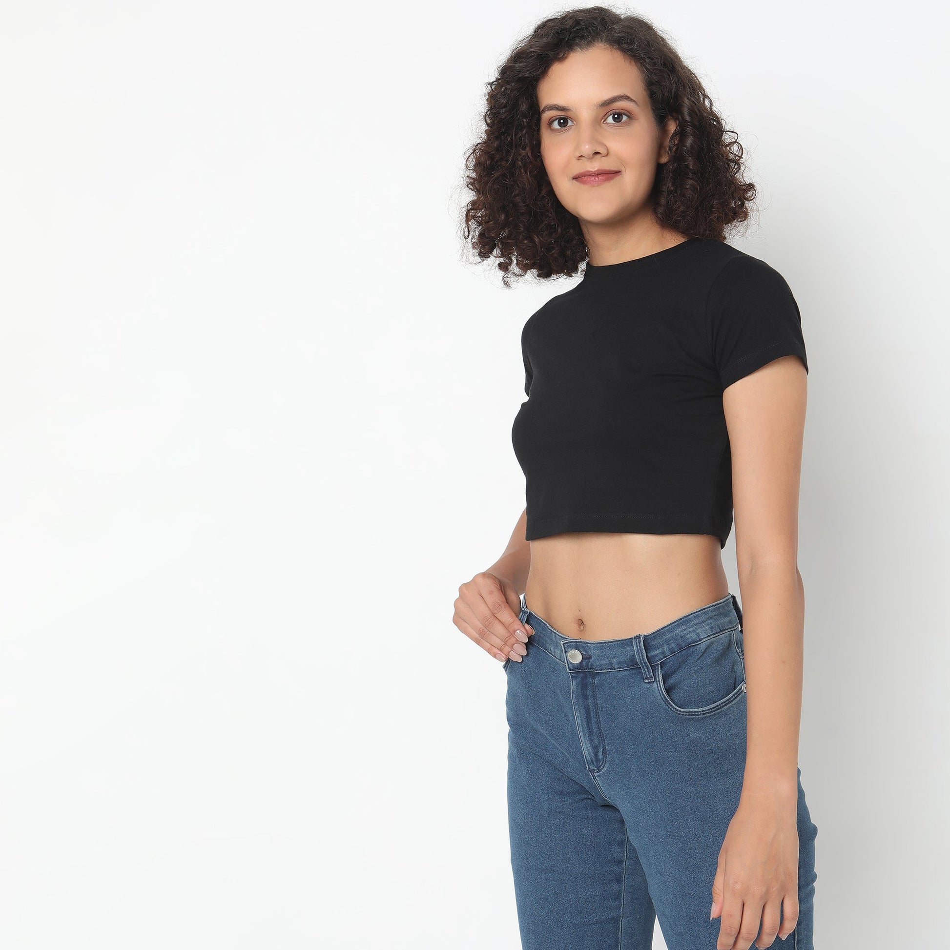 Fitted Solid T-Shirt