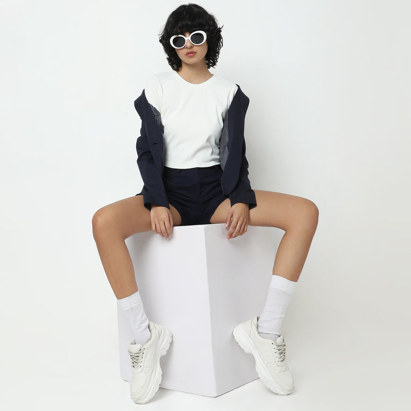 Slim Fit Solid T-Shirt