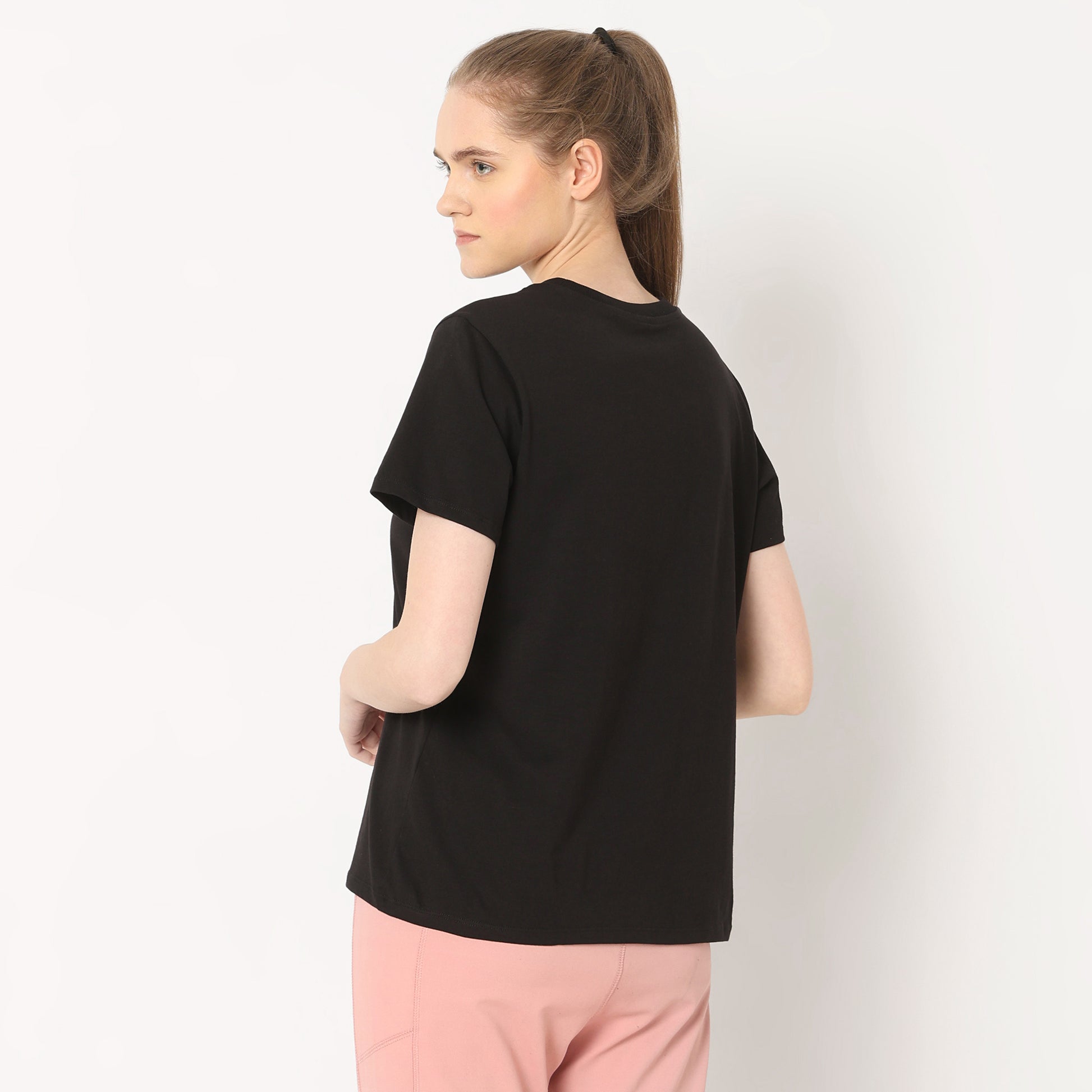 Regular Fit Solid T-Shirt