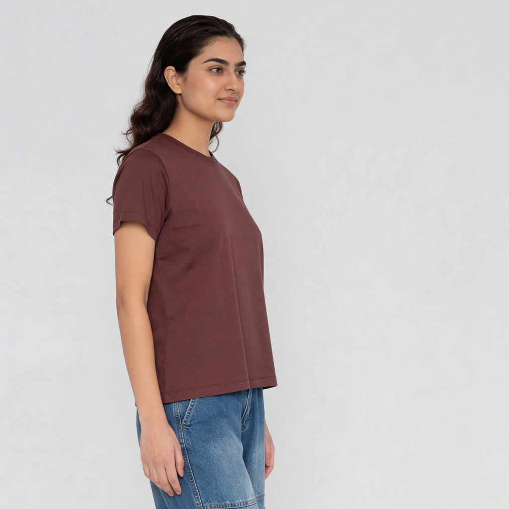 Regular Fit Solid T-Shirt