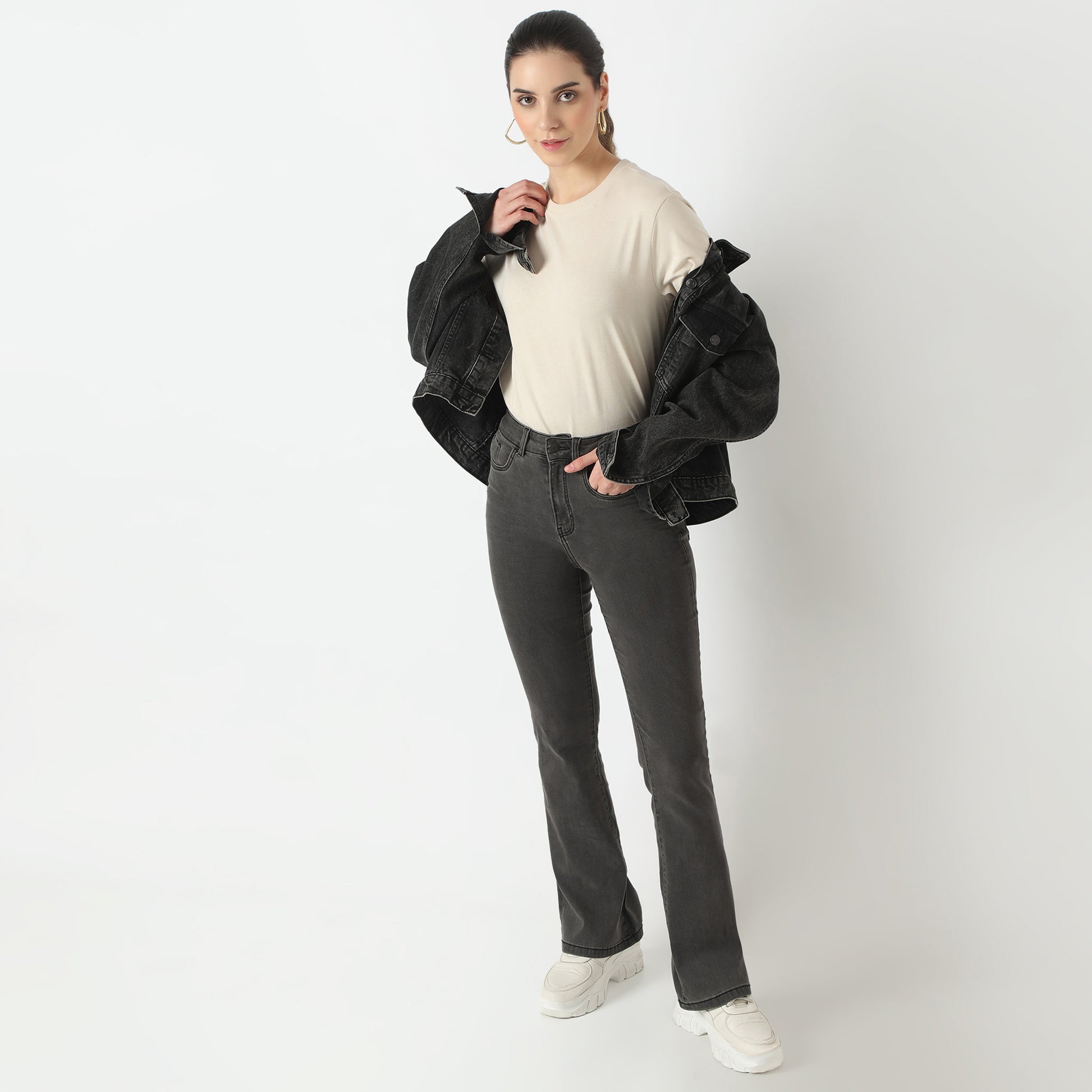 Regular Fit Solid T-Shirt