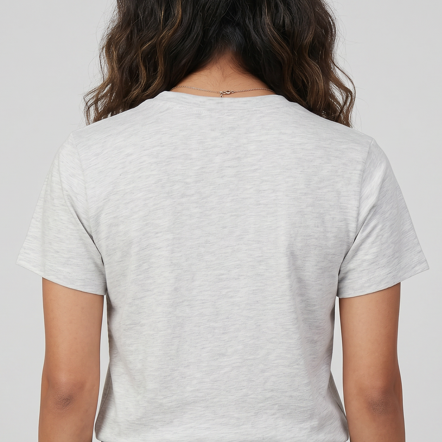 Cotton Solid Crew Neck T-Shirt