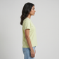 Knitted Cotton Solid T-Shirt