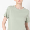 Knitted Cotton Solid T-Shirt