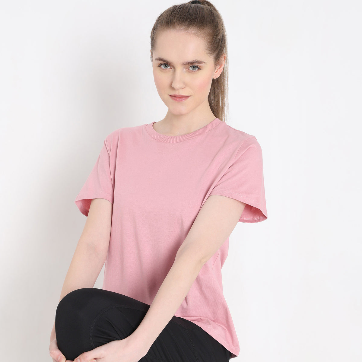 Regular Fit Solid T-Shirt