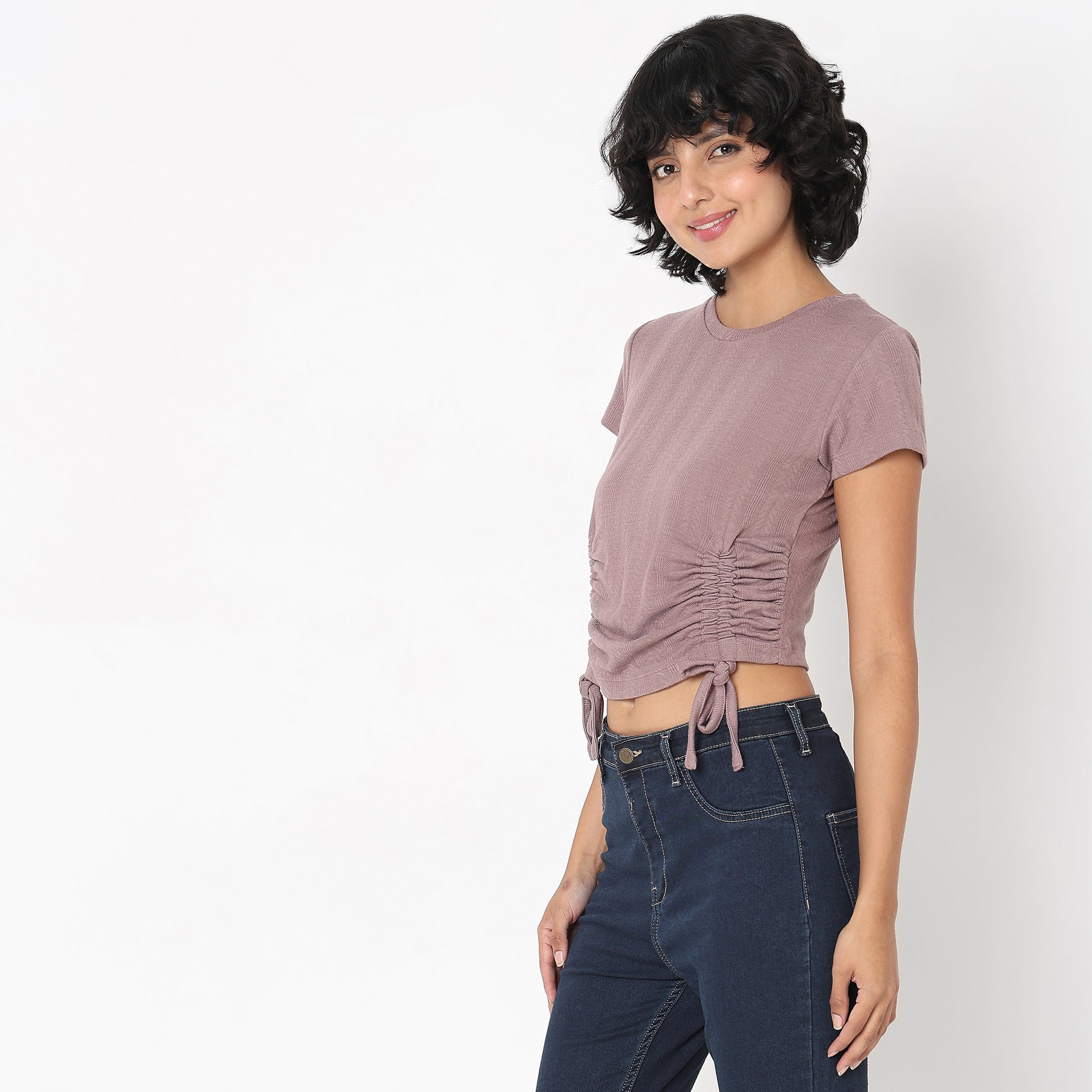 Slim Fit Structured T-Shirt