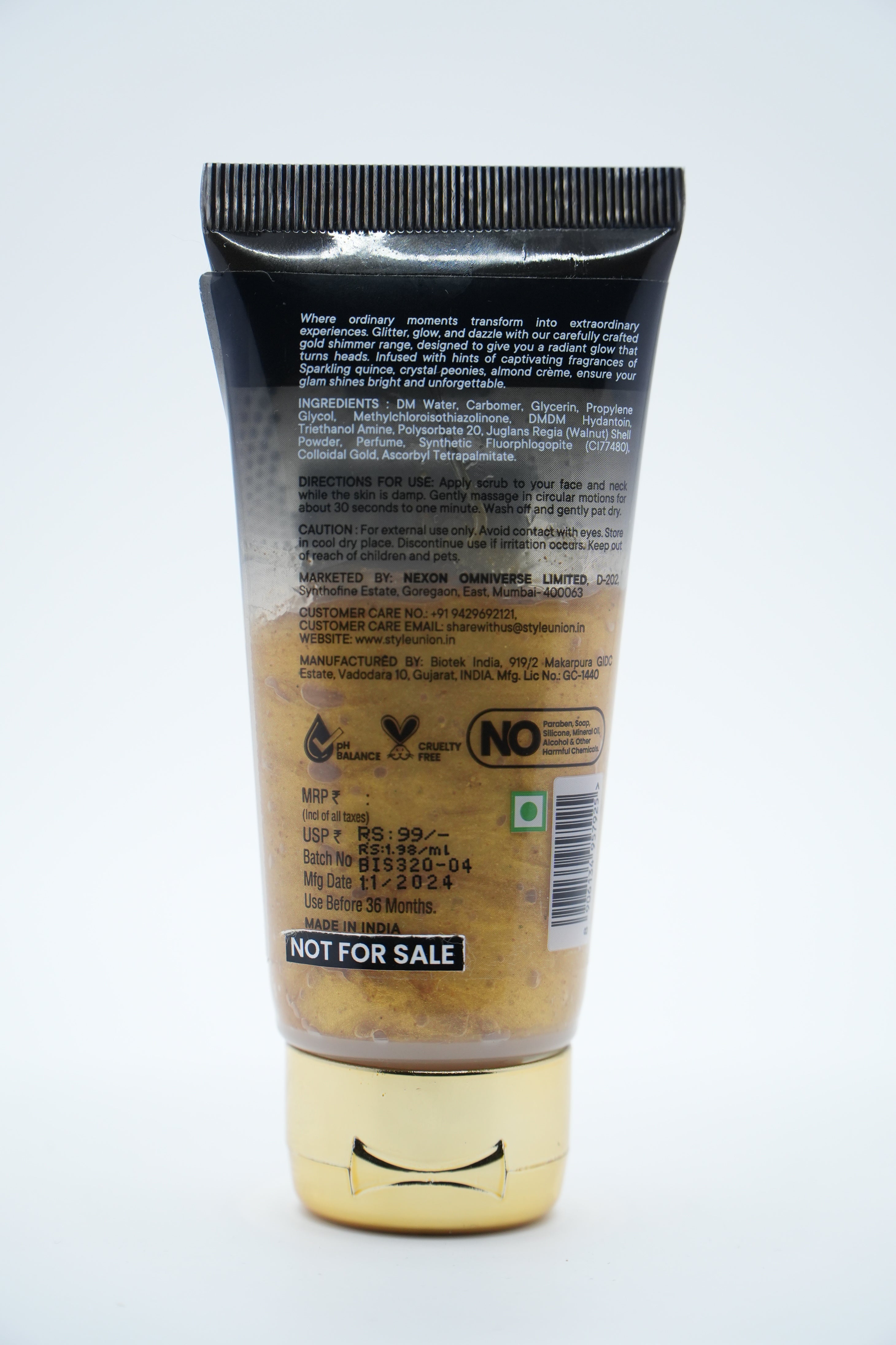 Style Union Oh My Glam Gold Face Scrub 50Ml