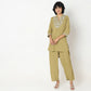 Regular Fit Embroidered Kurta with Palazzo Set