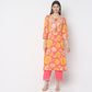 Regular Fit Printed Kurta with Pant & Dupatta Set