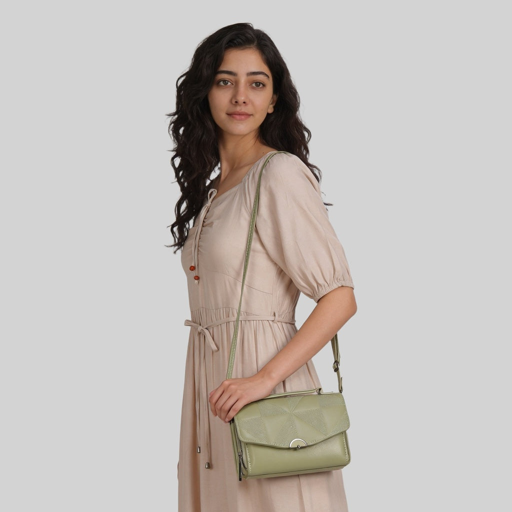 Women Solid Sling Bag