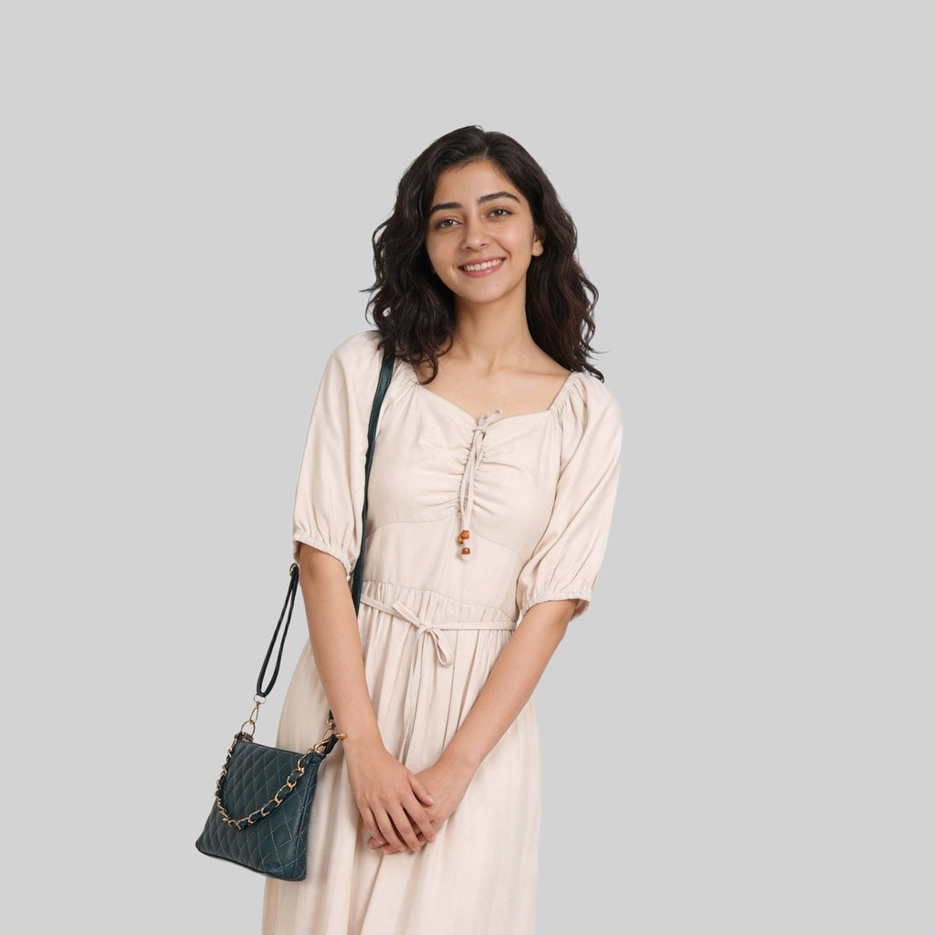 Women Solid Sling Bag