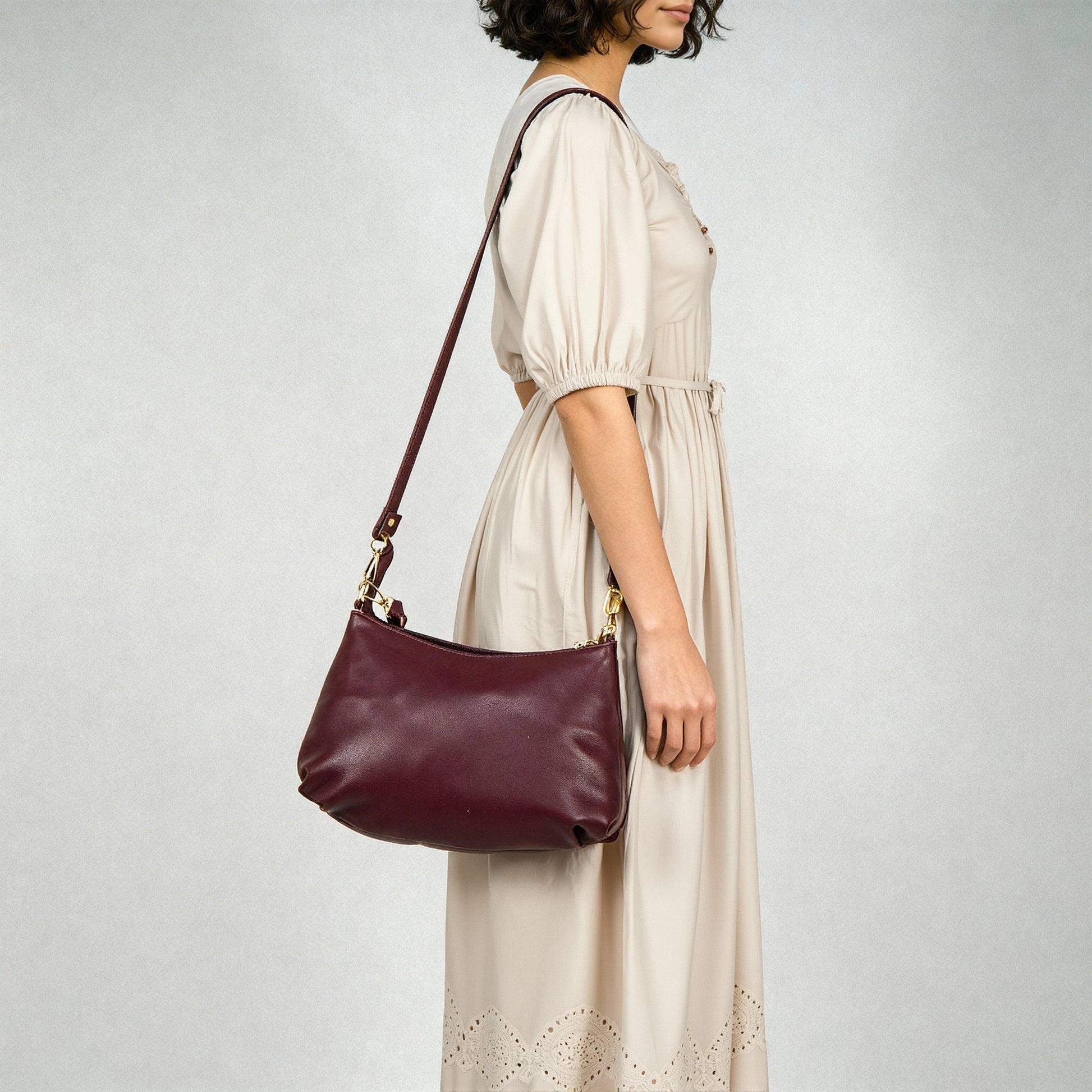 Women Solid Sling Bag