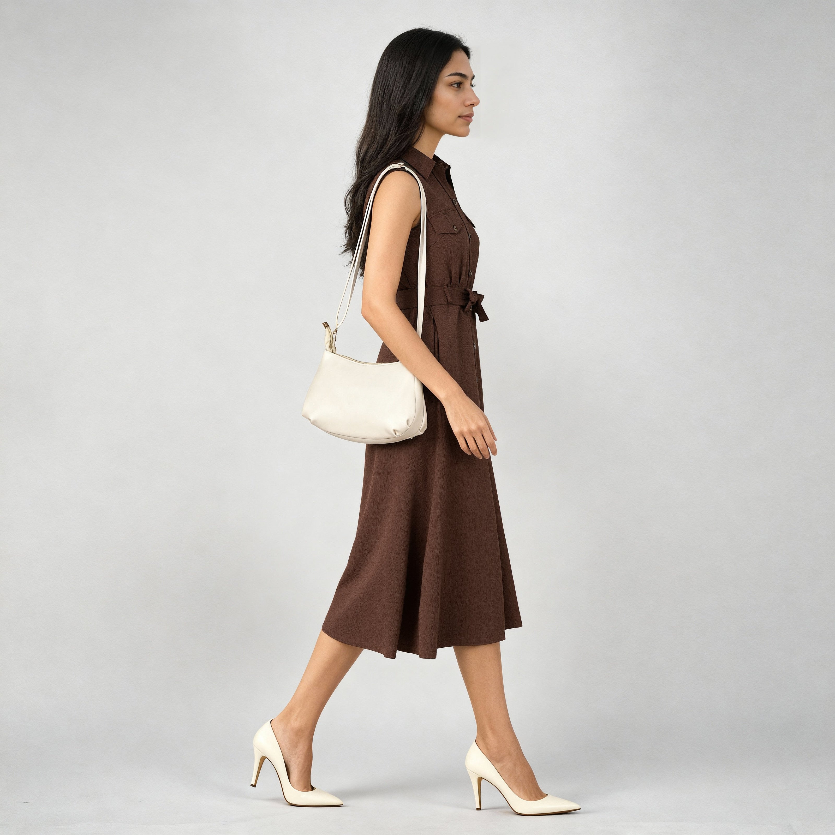 Women Solid Sling Bag