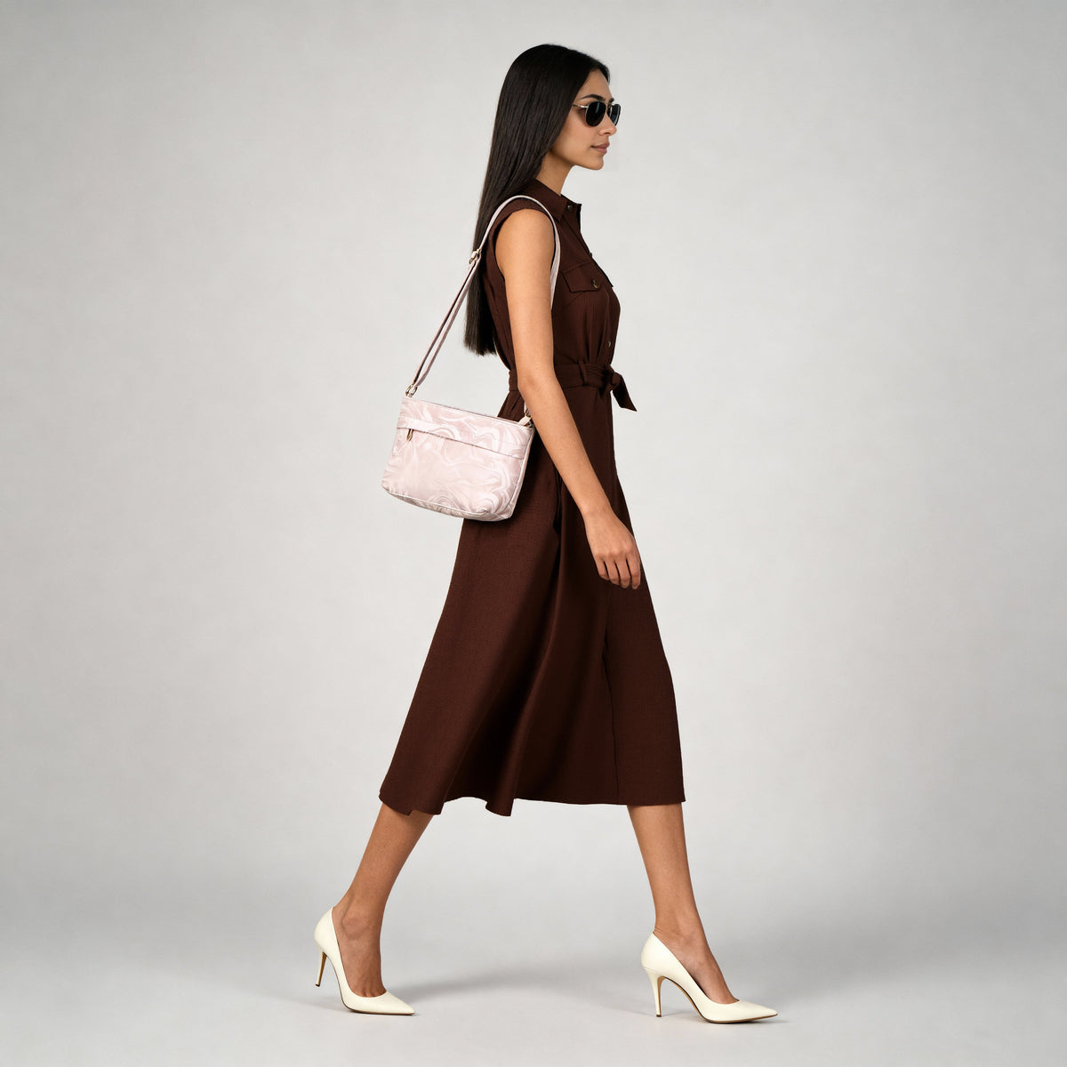 Women Solid Sling Bag