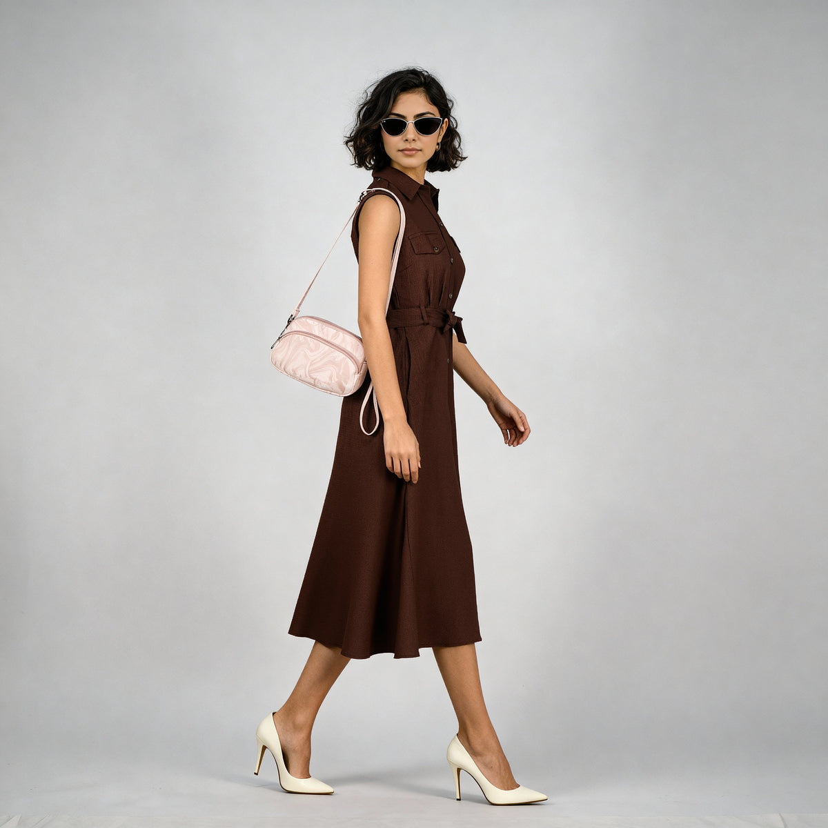 Women Solid Sling Bag