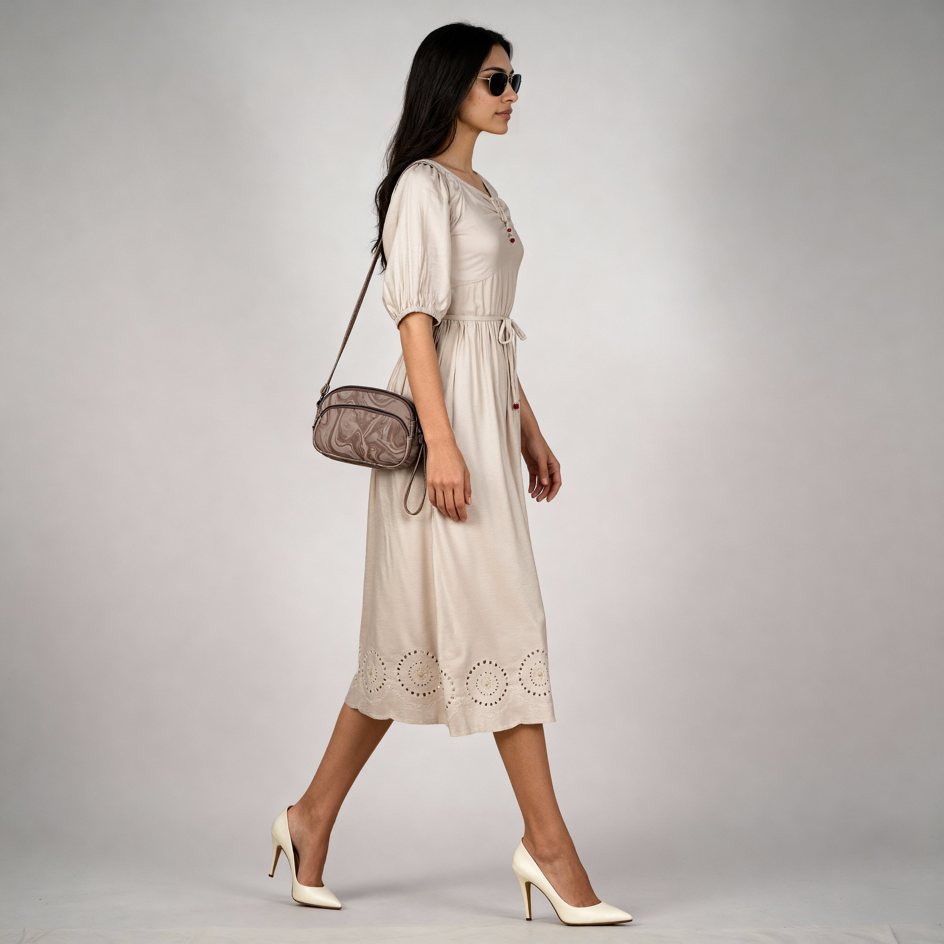 Women Solid Sling Bag