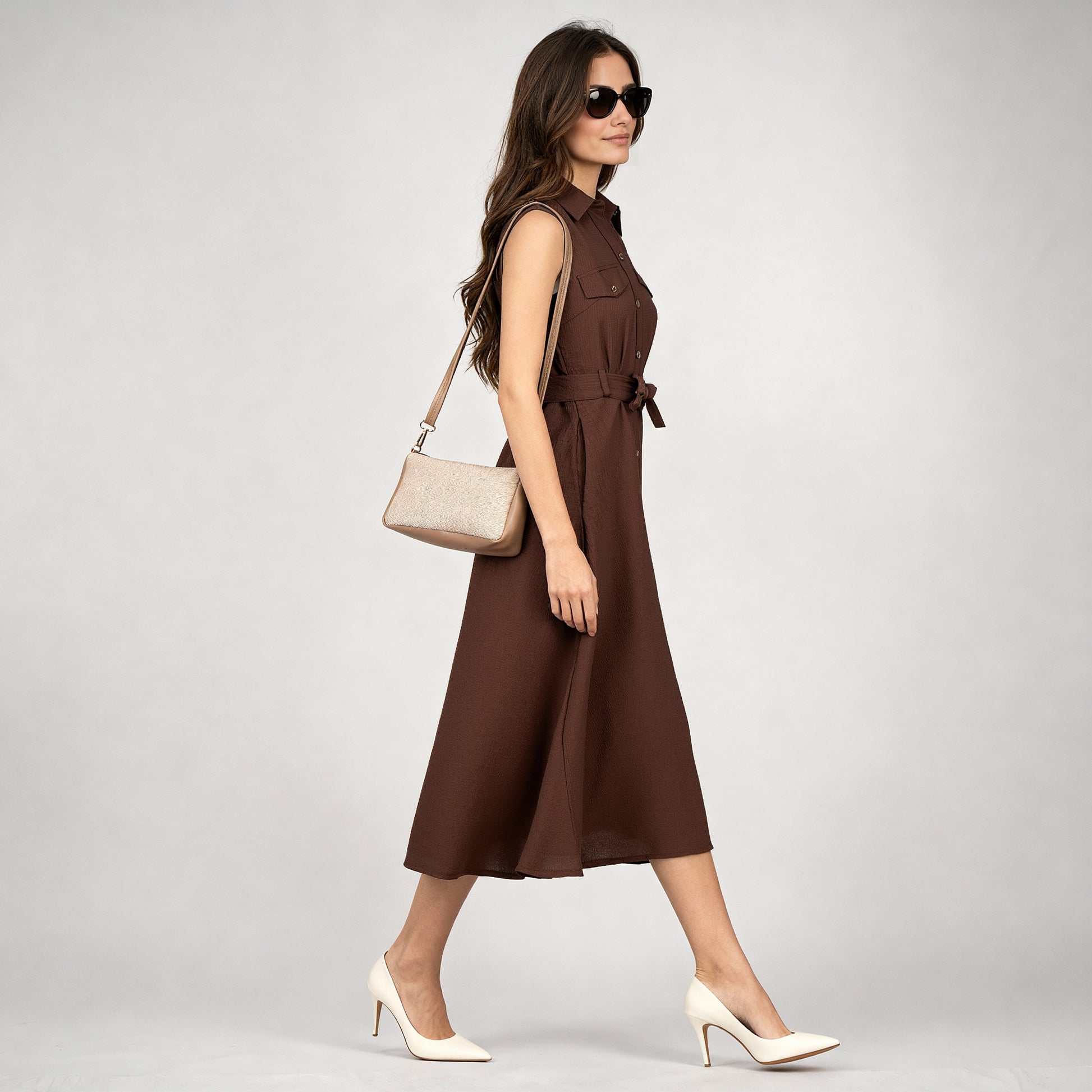 Women Solid Sling Bag