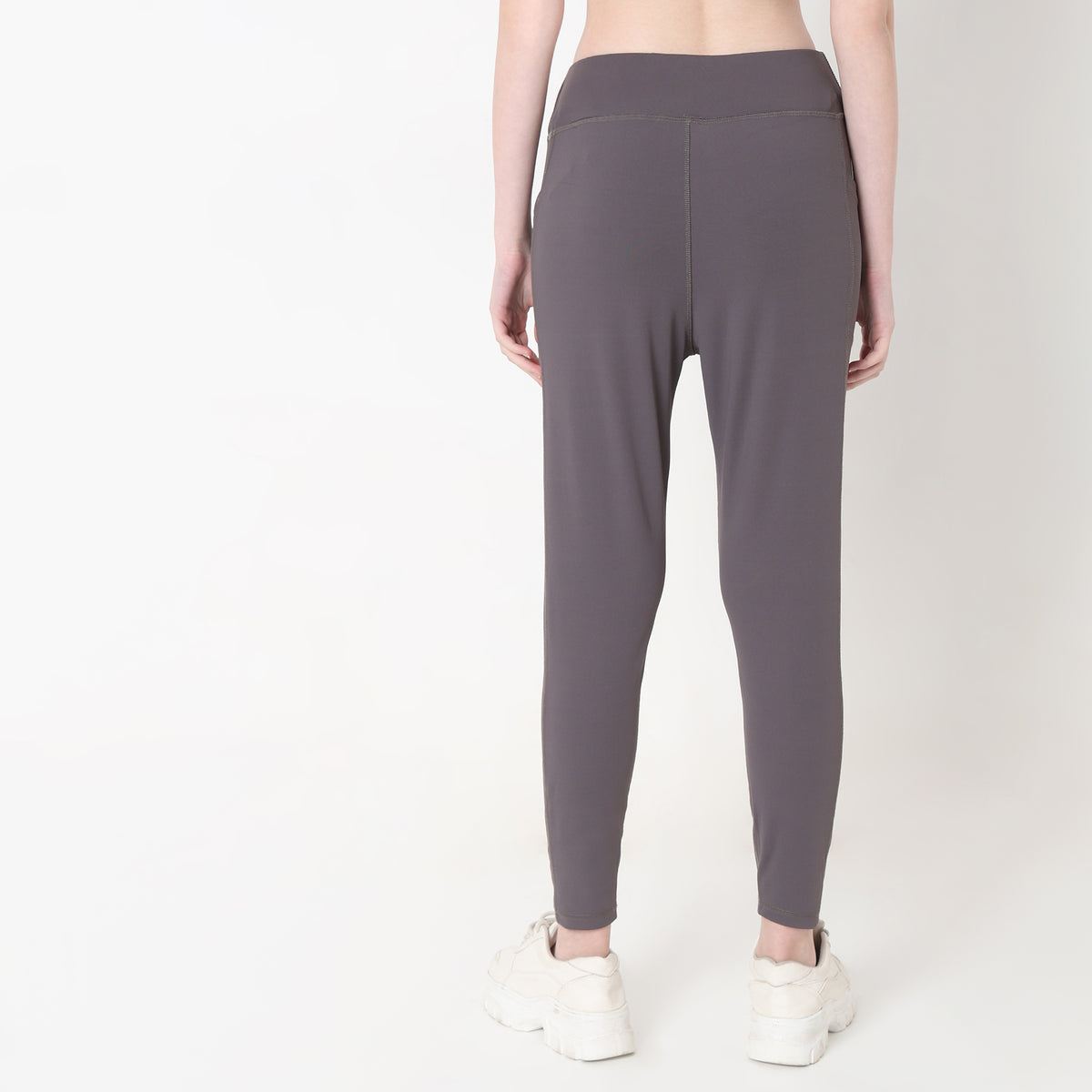 Skinny Fit Solid High Rise Leggings