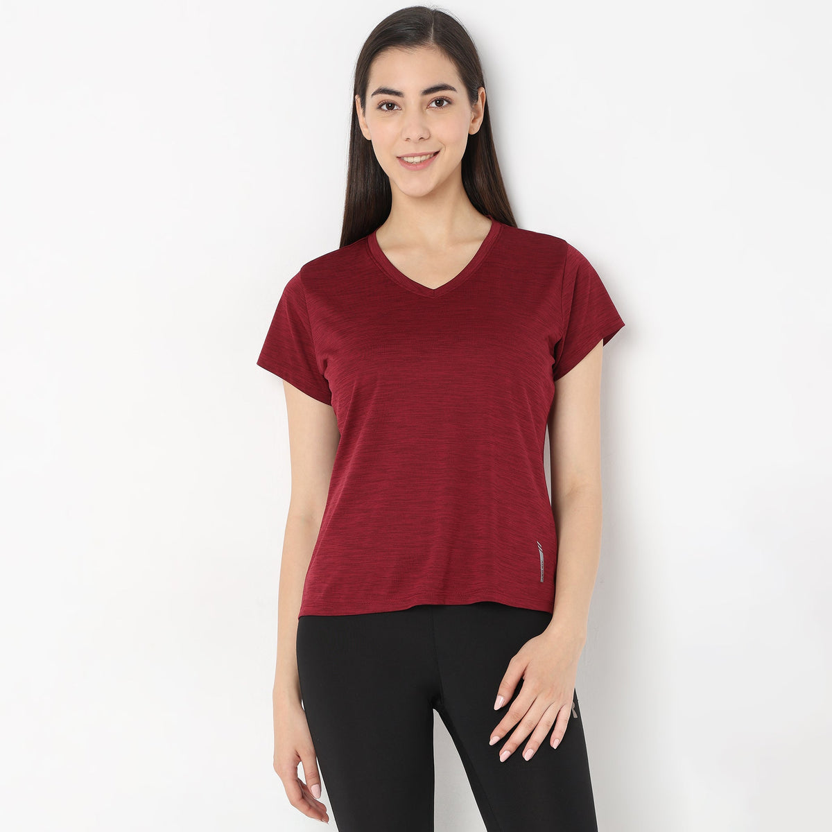 Regular Fit Solid T-Shirt