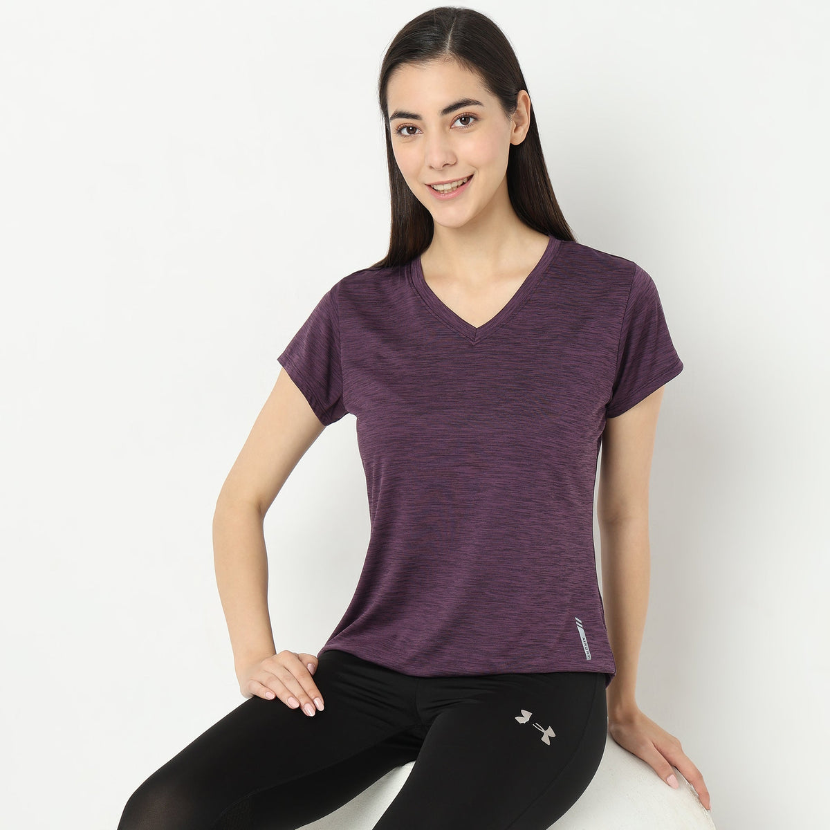 Regular Fit Solid T-Shirt