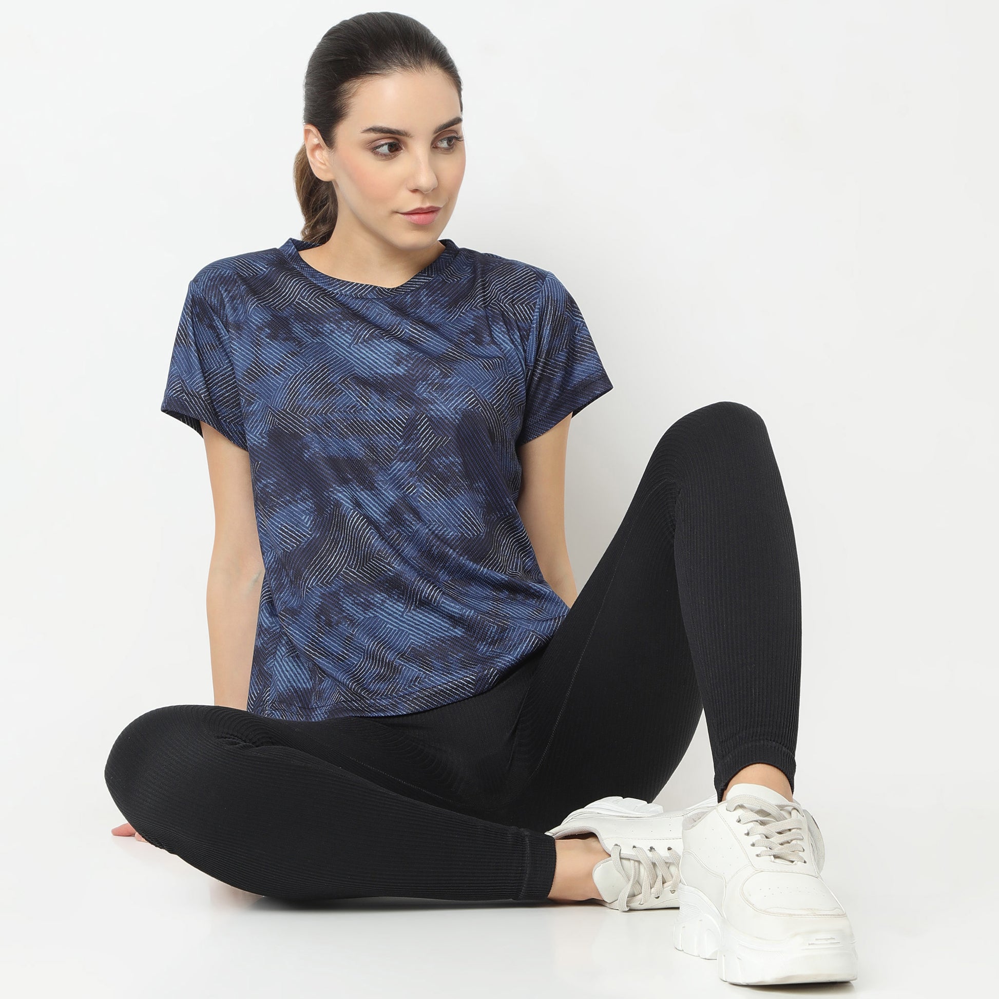 Regular Fit Abstract T-Shirt