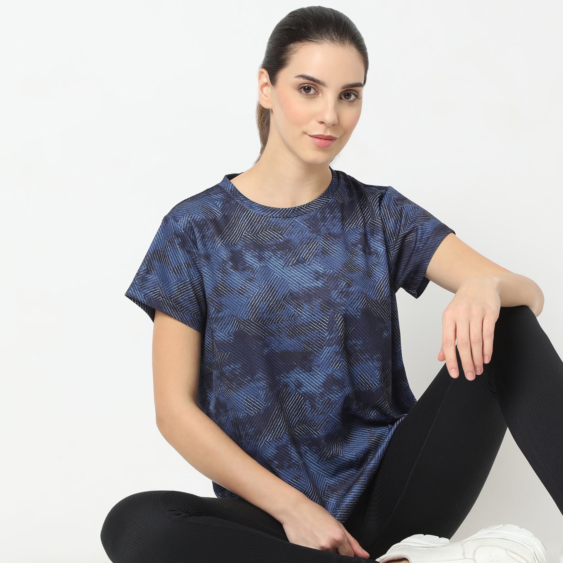 Regular Fit Abstract T-Shirt