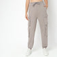 Regular Fit Solid Mid Rise Joggers