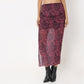 Slim Fit Printed High Rise Skirts