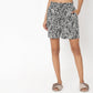 Regular Fit Geometric Mid Rise Shorts