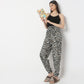 Regular Fit Animal Print Mid Rise Joggers