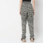 Regular Fit Animal Print Mid Rise Joggers