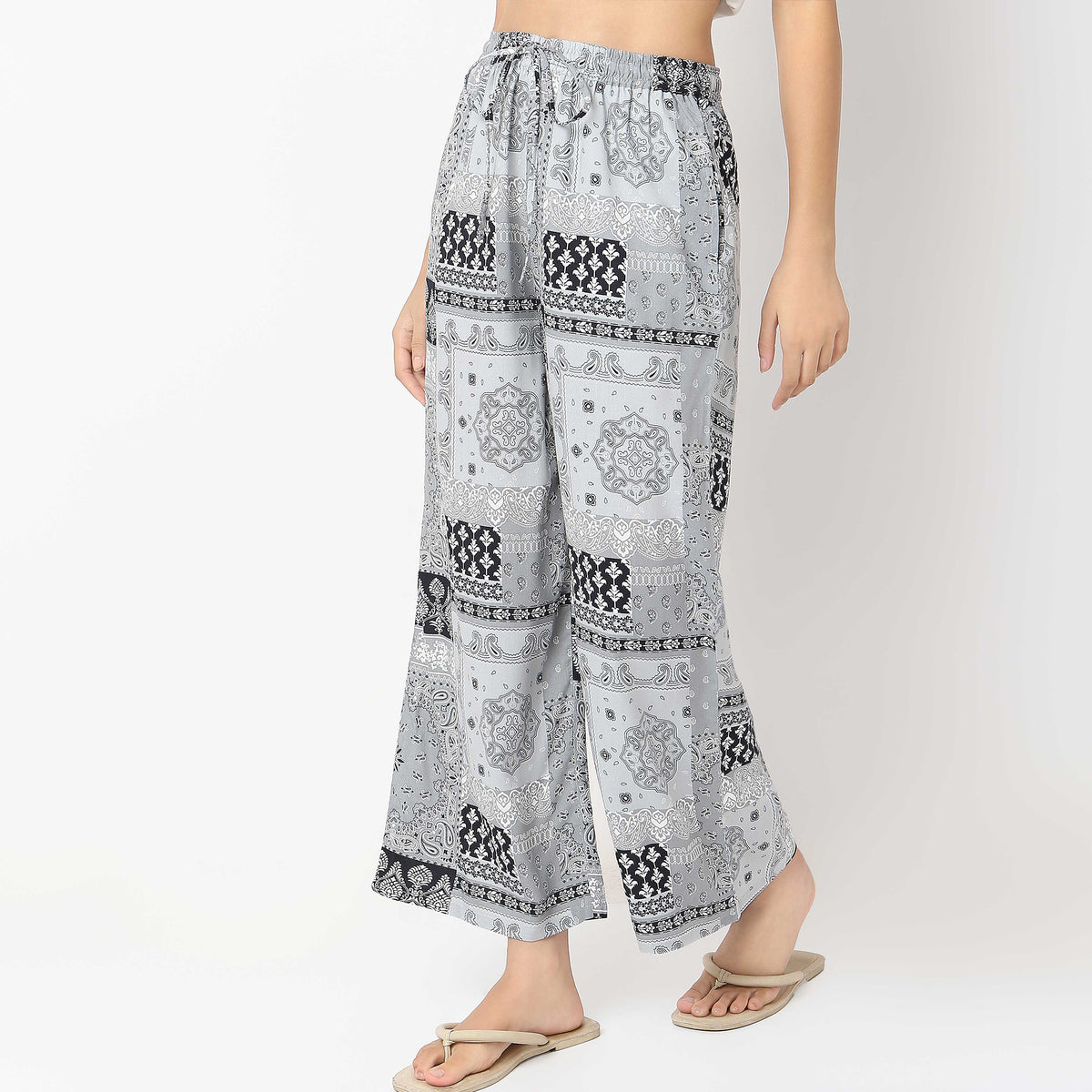 Printed Full Length Lounge Palazzos