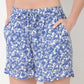 Regular Fit Printed Mid Rise Shorts