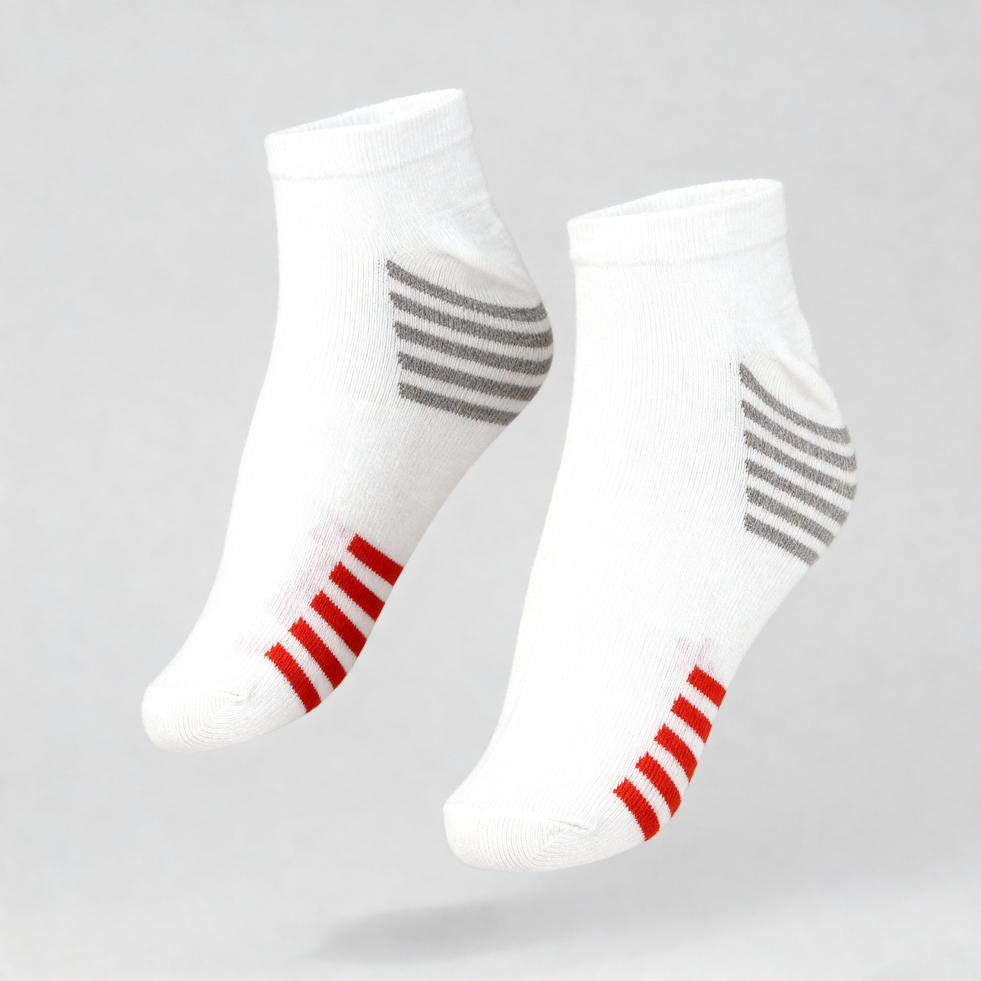 Women Striped Ankle Length Socks (Pack of 2)