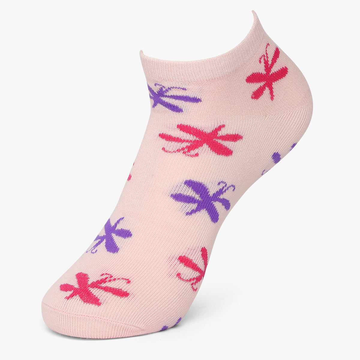 Womens Cotton Printed Socks