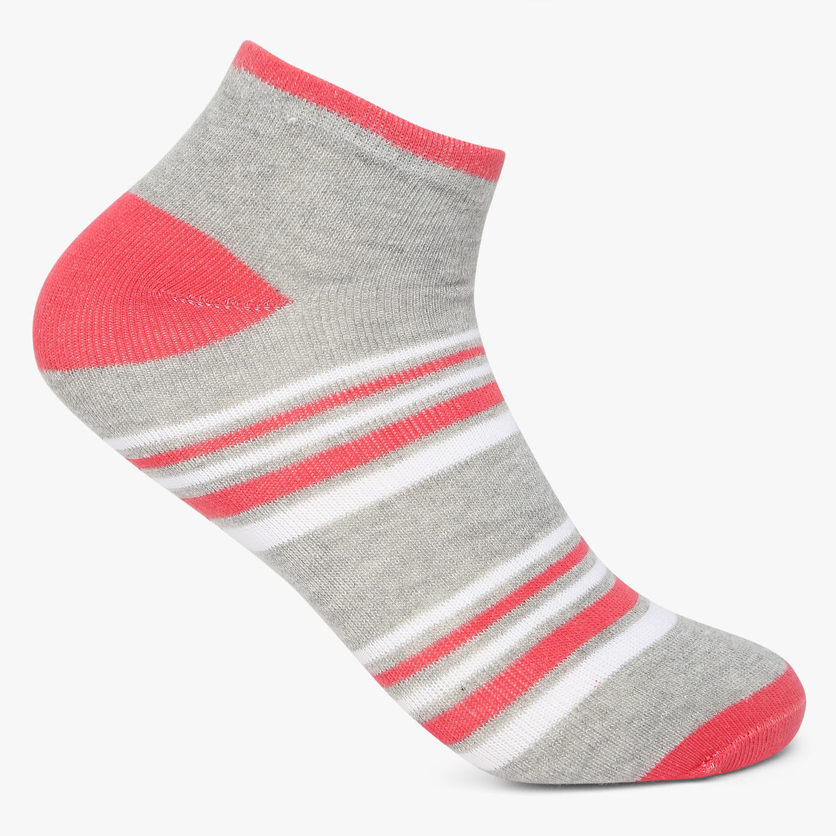 Womens Cotton Striped Socks (Pack of 2)