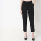 Regular Fit Solid Mid Rise Trousers