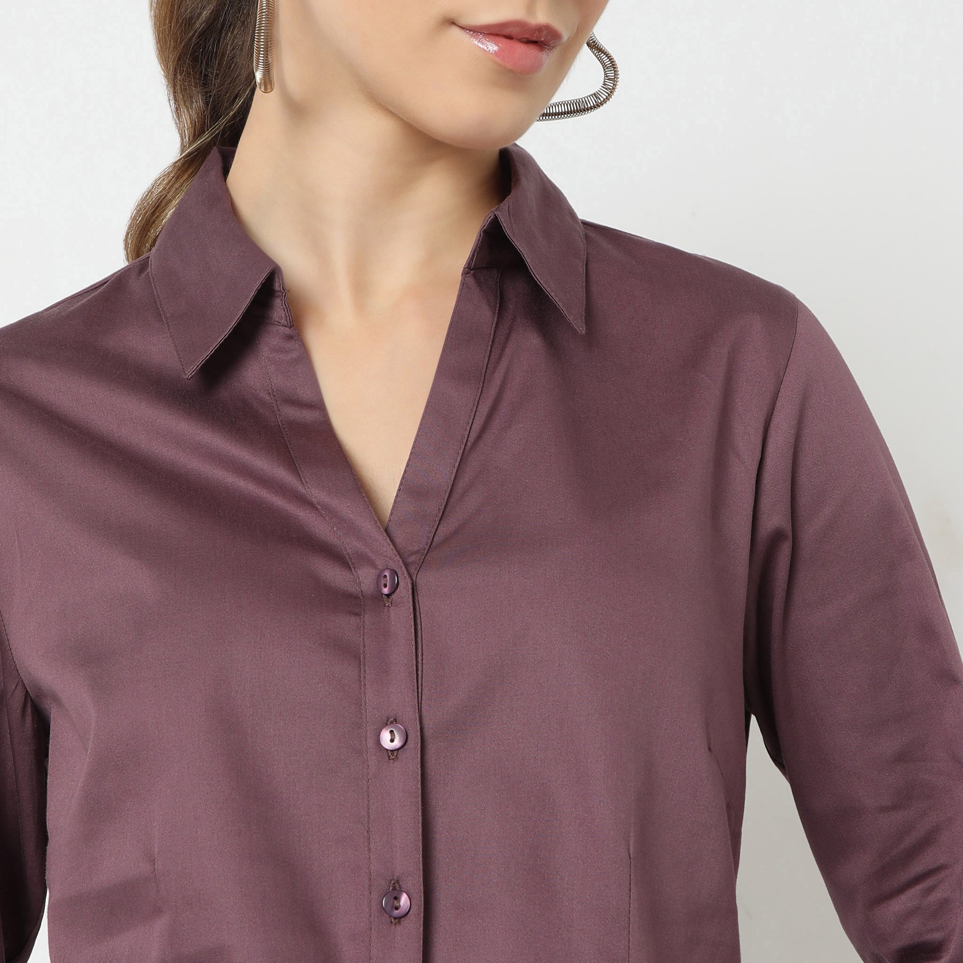 Regular Fit Solid Shirt