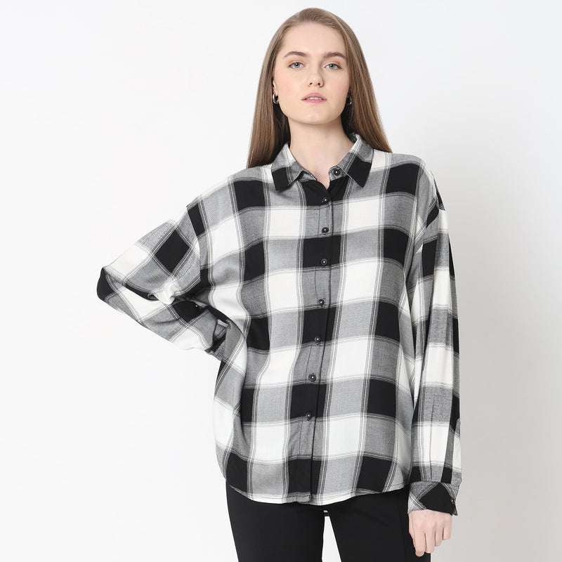 Oversize Checkered Shirt