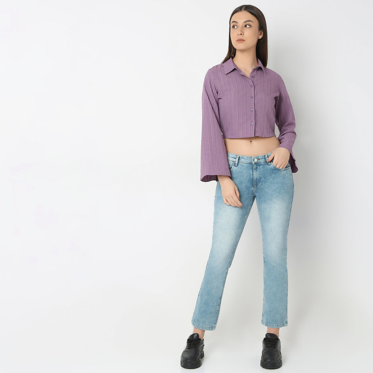 Regular Fit Solid Top