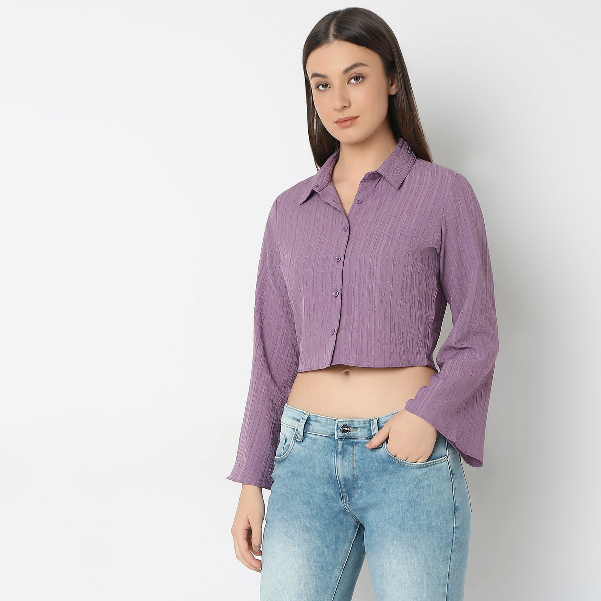 Regular Fit Solid Top