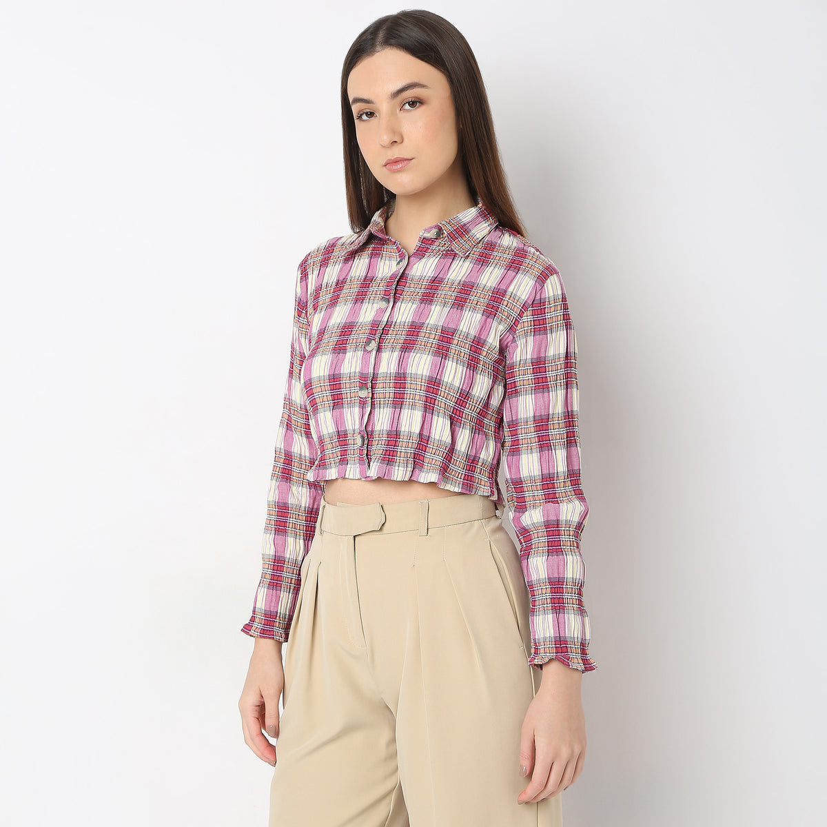 Regular Fit Checkered Shirt