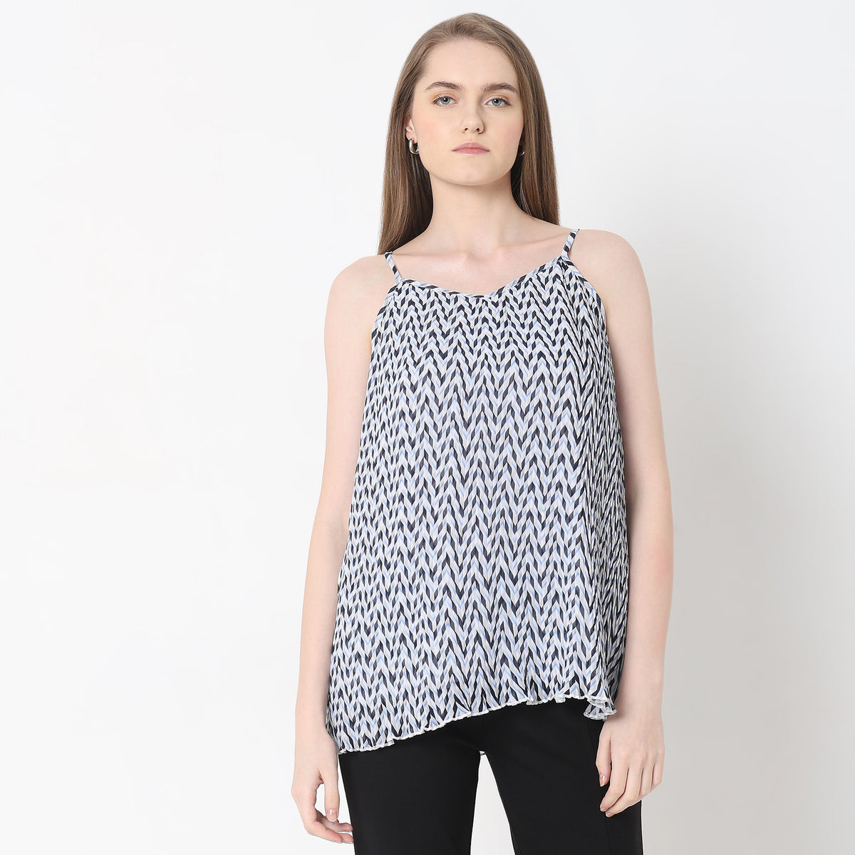 Regular Fit Printed Top