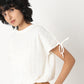 Betty Fashion Dolman Sleeve Top With Extended shoulder With Drawstring Tie Detail