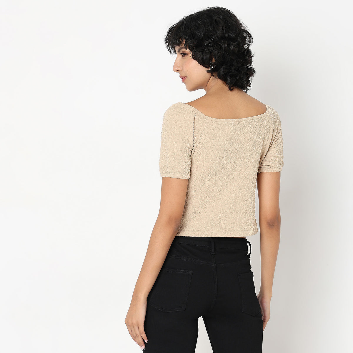 Slim Fit Solid Top