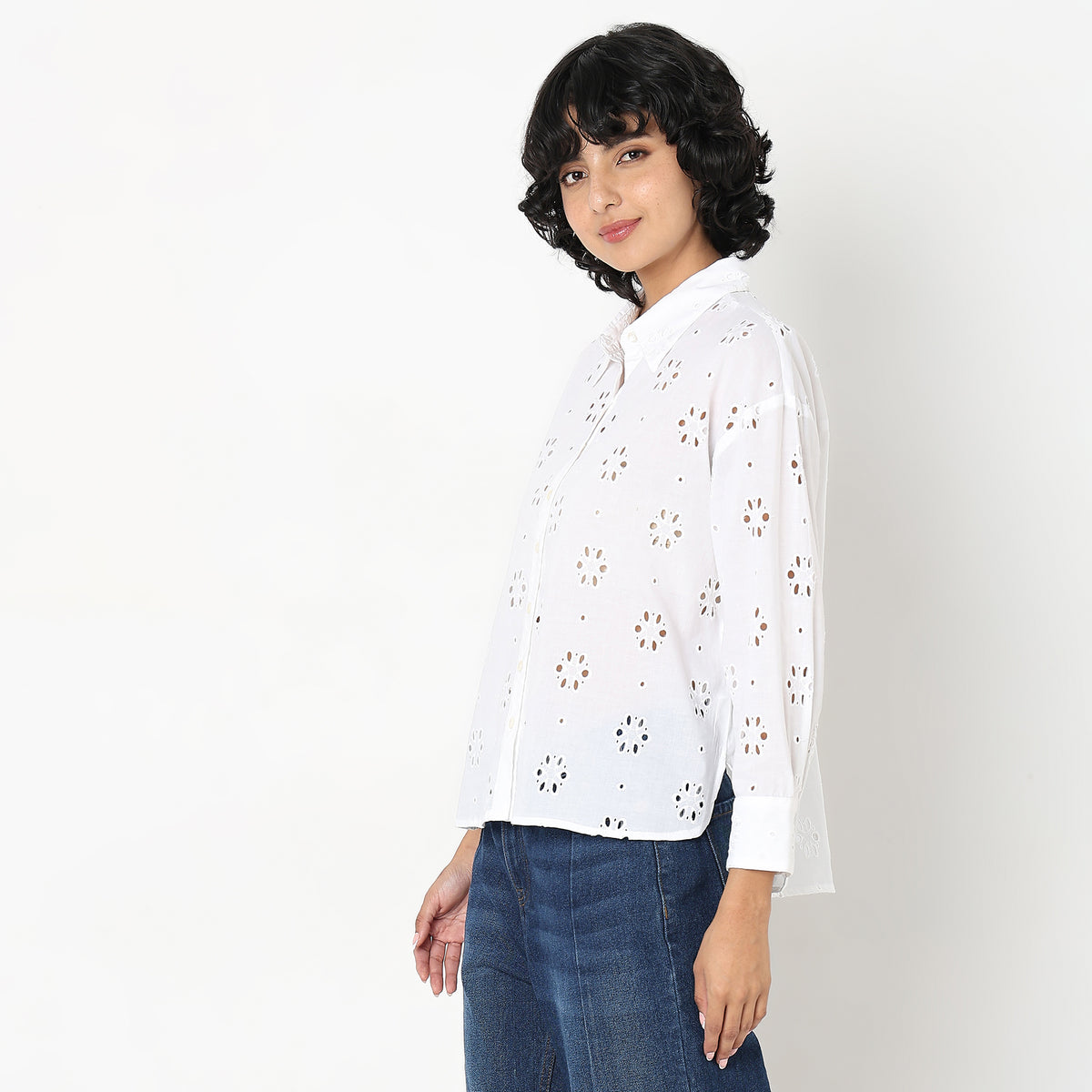 Regular Fit Lace Shirt