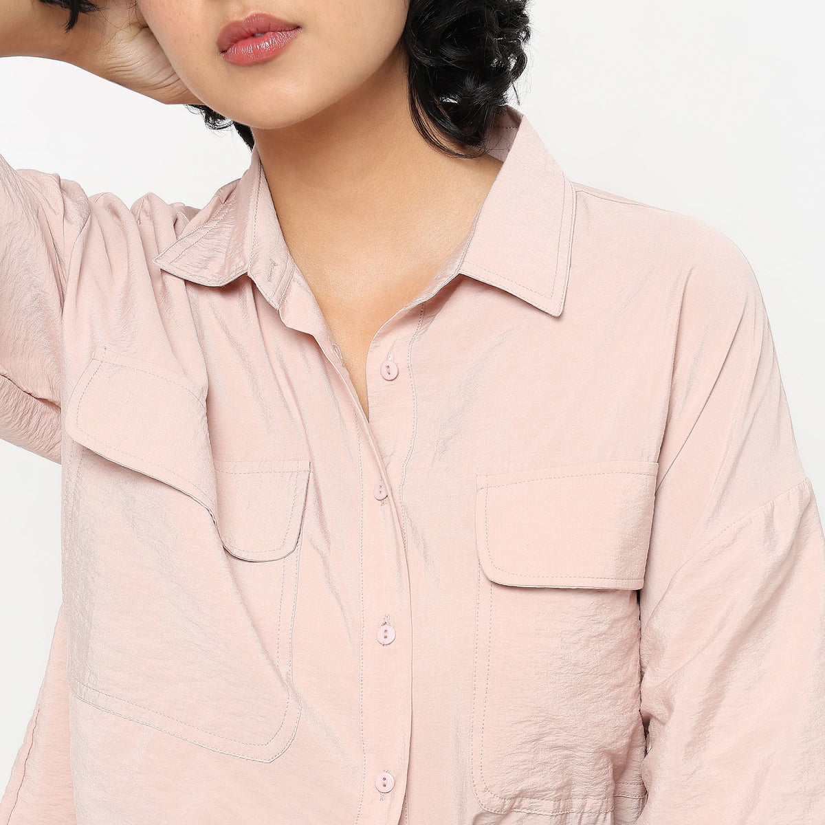 Regular Fit Solid Shirt